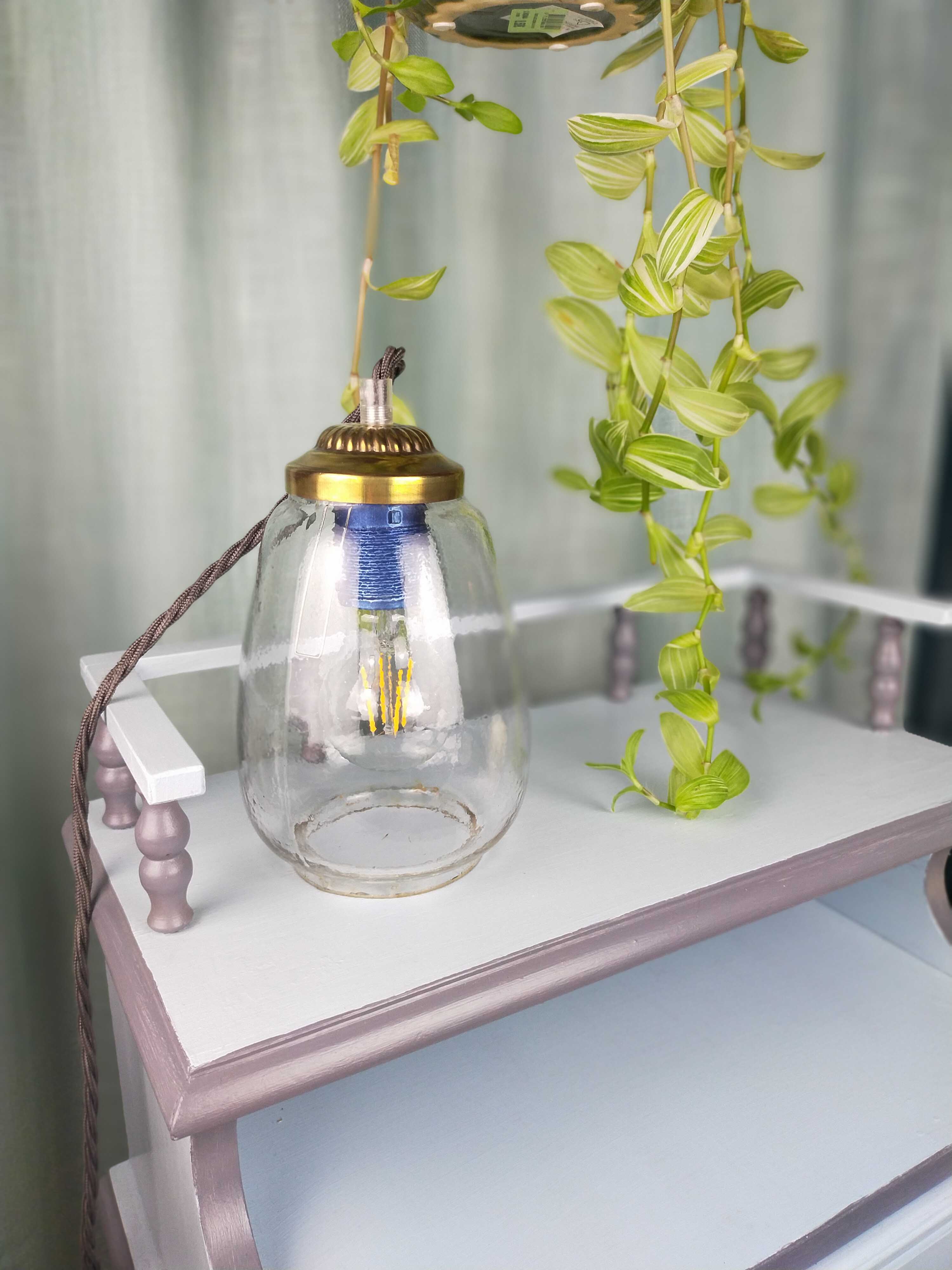 Transparent glass lamp type walkman