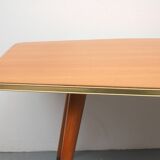1950s coffeetable ship shaped in ash