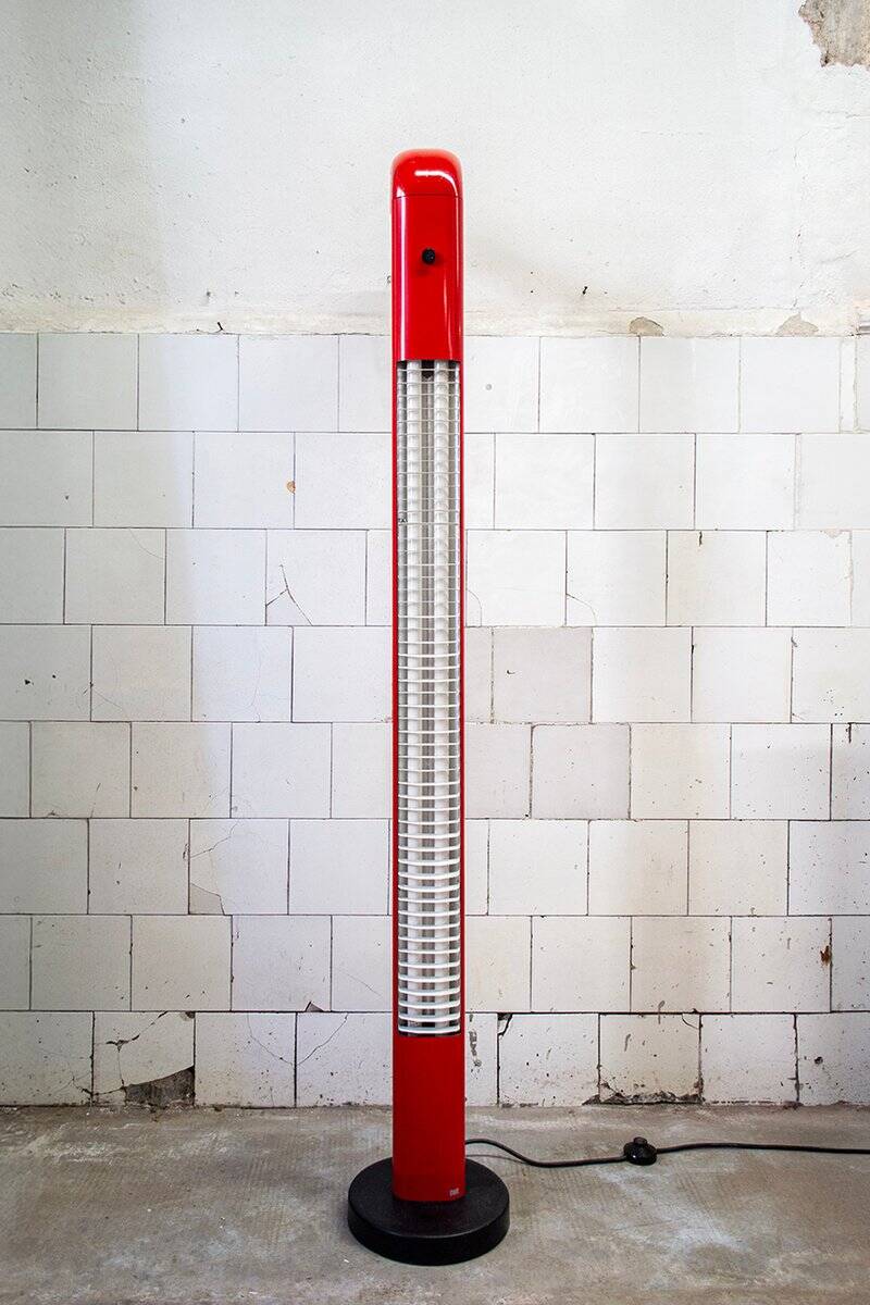 Vintage halogen lamp made of die-cast aluminium, 1970s.