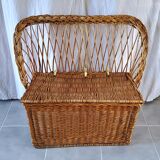 Rattan chest bench