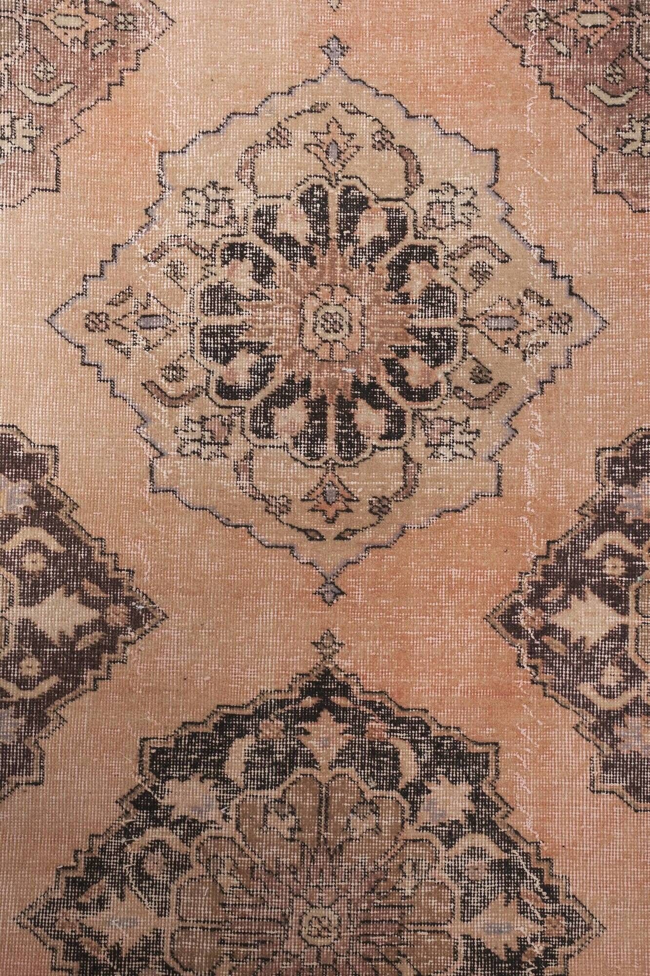 Vintage Turkish hallway rug 81x722 cm