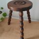 Tabouret Tripode bois