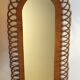 Mirror in rattan vintage 96 x 45cm