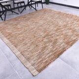 Tapis marocain surdimensionné en terre cuite 9x10, 269x303Cm