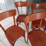Series of 6 Baumann bistro chairs