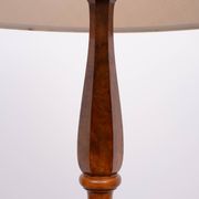Stunning large Antique Biedermeier Burl floor lamp . Germany