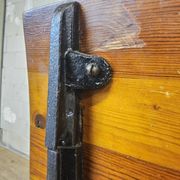 Antique desk / school bench (1920) in cast iron by Mark Breda, Holland.