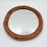 Rattan mirror