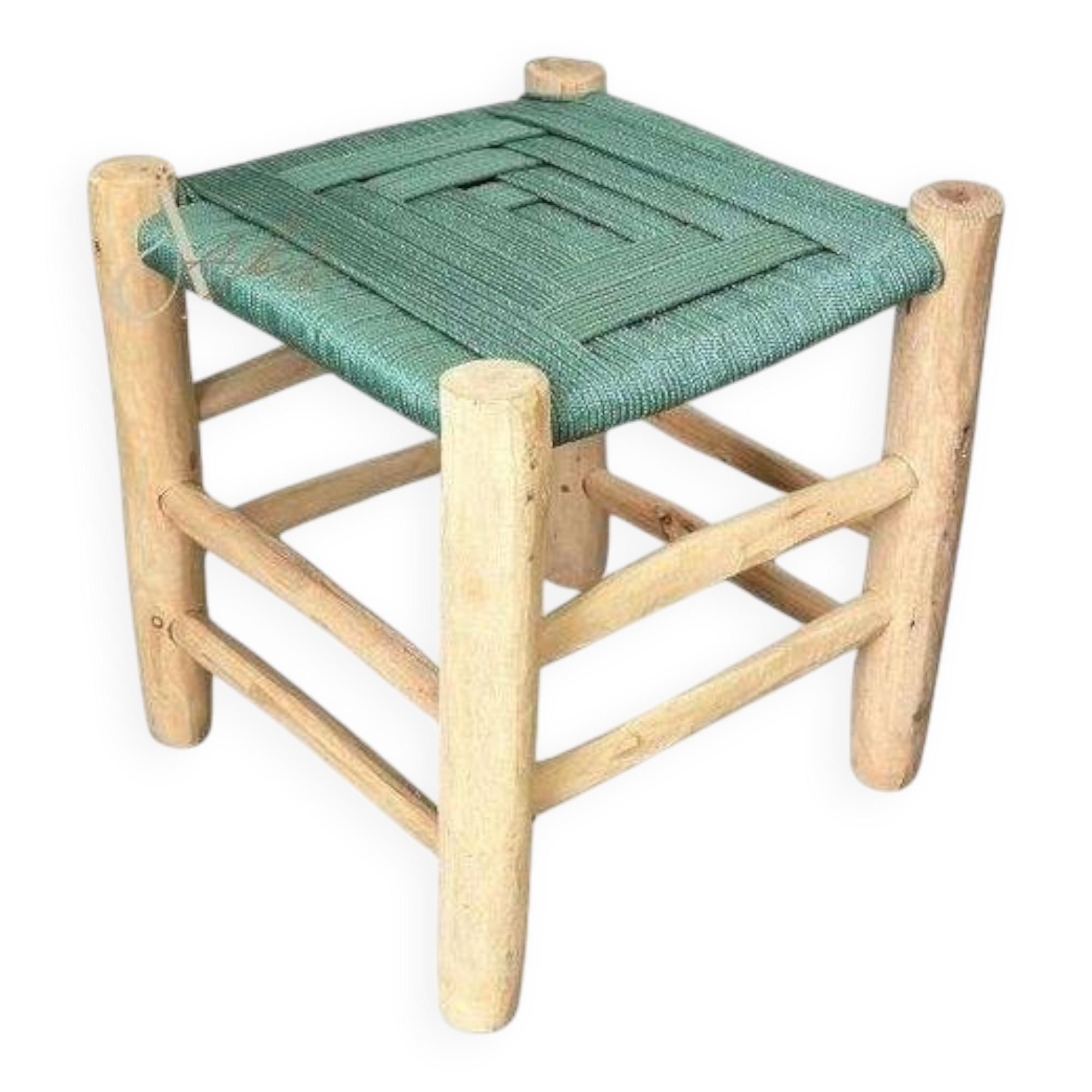 tabouret de bas maroccan vintage