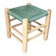 tabouret de bas maroccan vintage