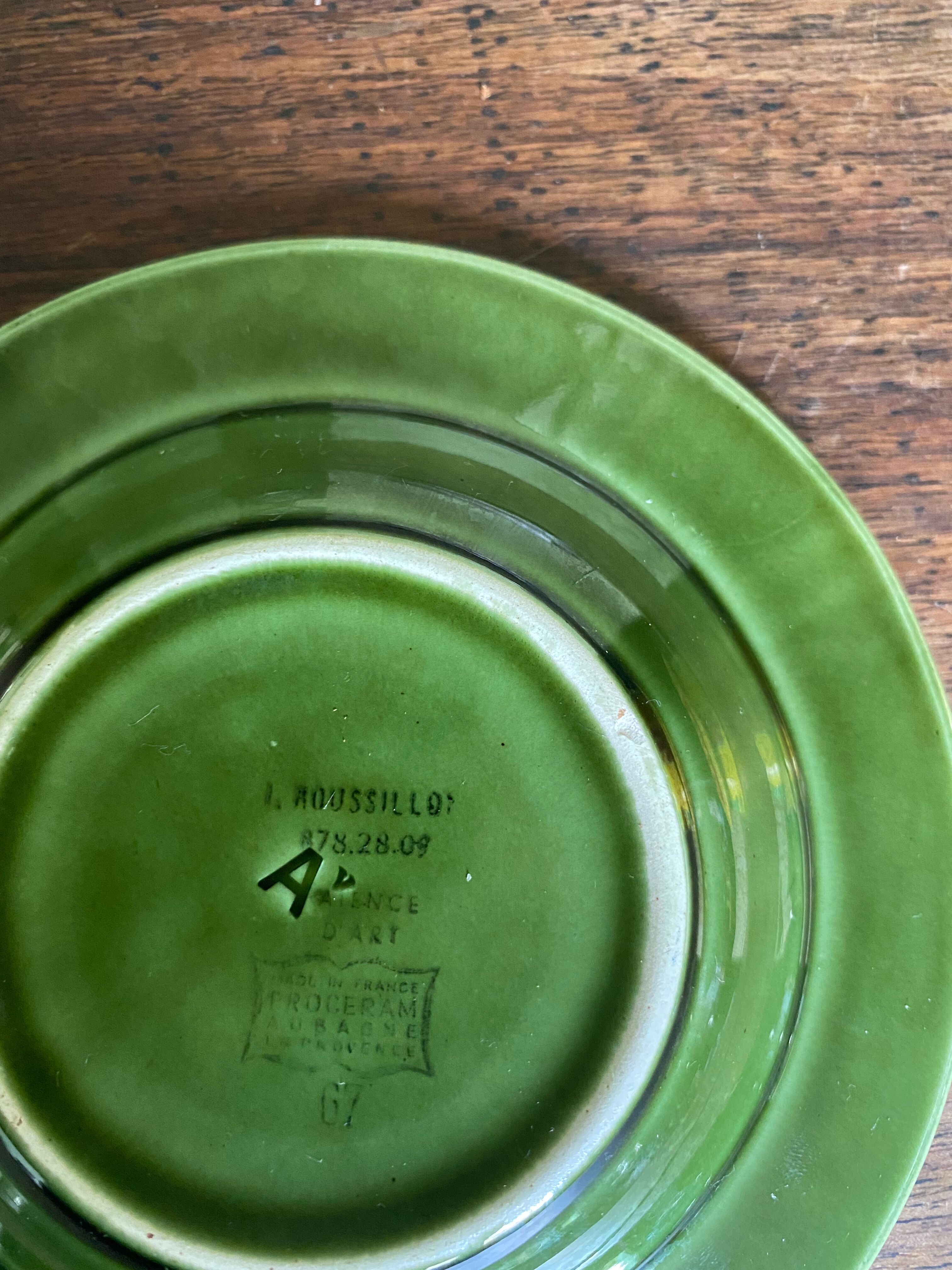 Trio of bistro ashtrays, early twentieth sit