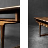 Vintage Mid-Century Modern Danish Rosewood Coffee Table with Shelf, 1960s