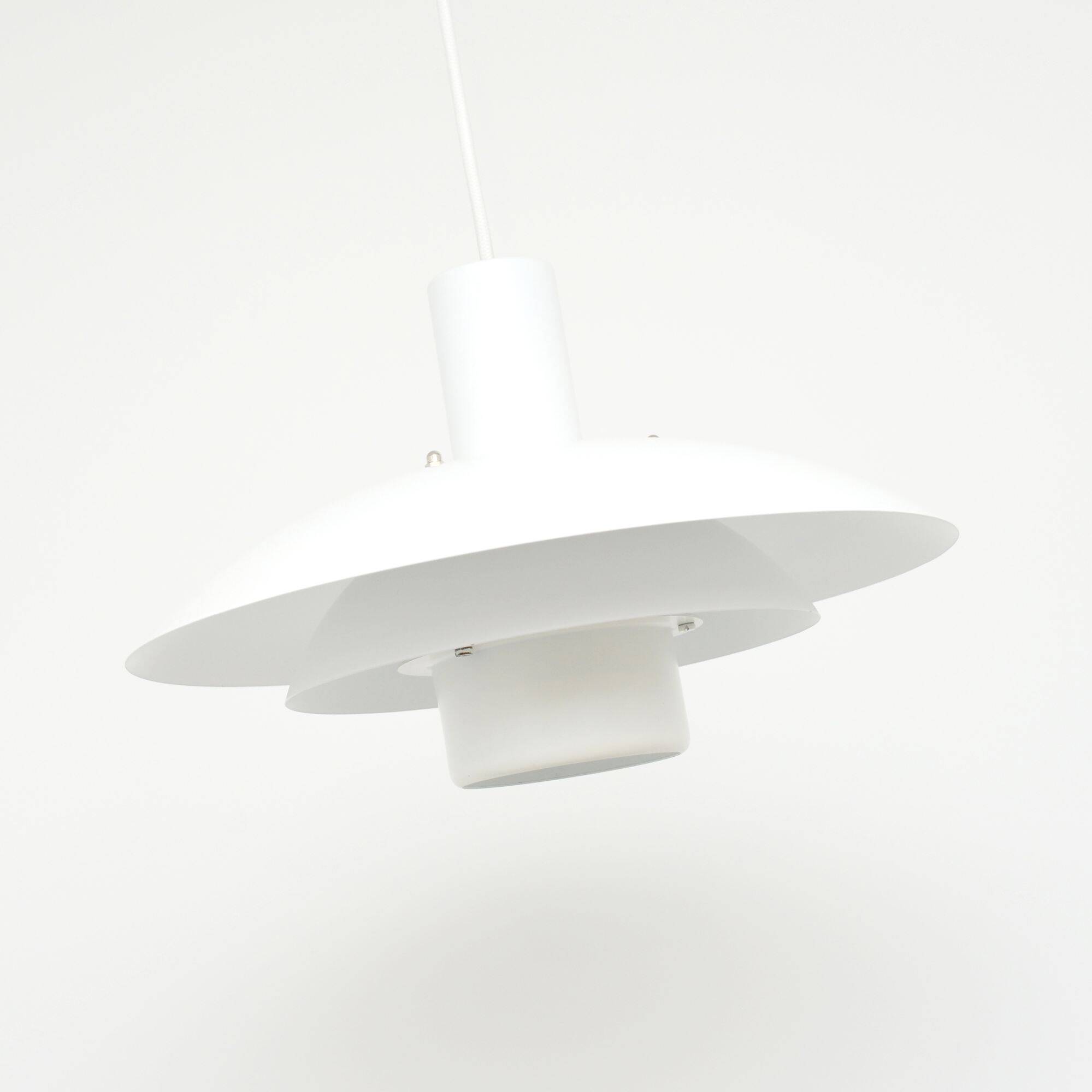 Lampe Form Light scandinave blanche, années 1970