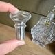 Anna Hutte crystal bottle from the 60s
