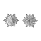 Pair of star candle holders