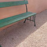 Outdoor garden bench 1900s