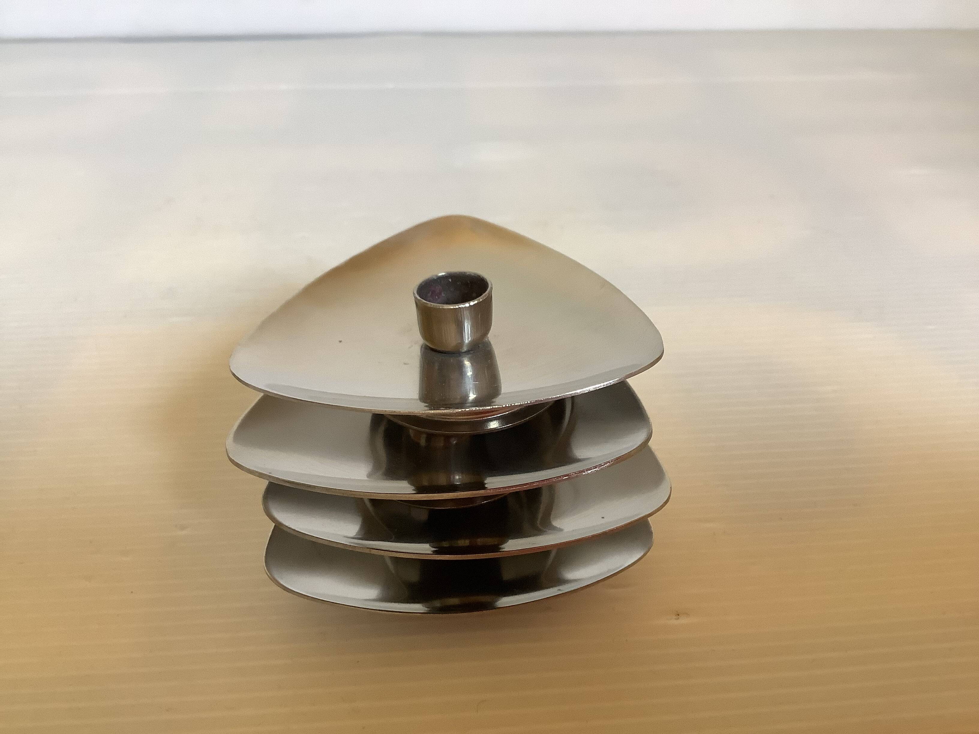 Four Scandinavian candlesticks from the 60s