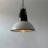 Ancienne petite suspension emaillee industrielle