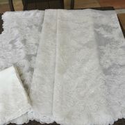 Lyon lace tablecloth from the prestigious brand Doguin made on crafts in Tulle