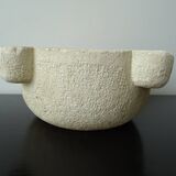 Old Provencal stone mortar