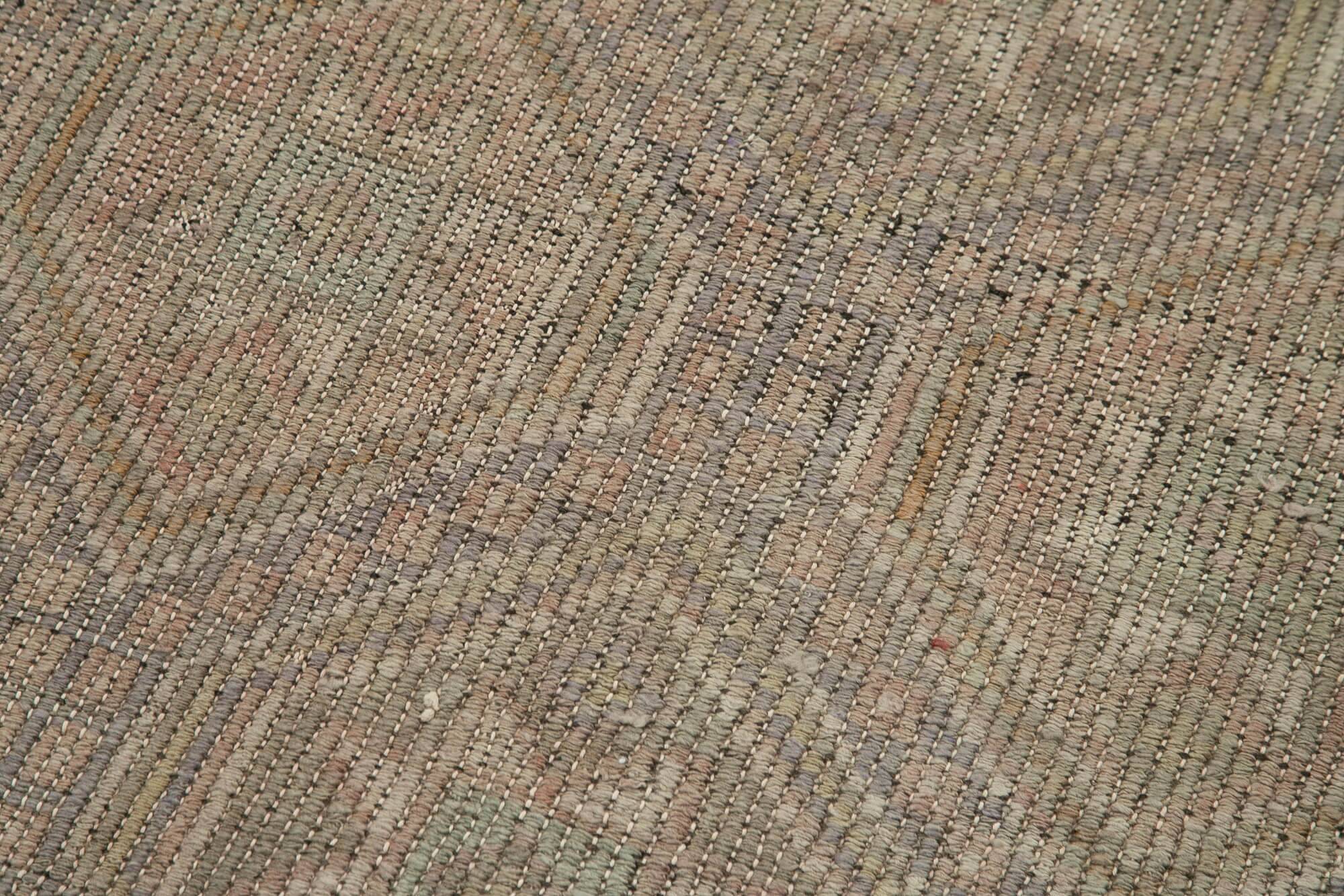 Turkish Handmade Vintage Anatolian Kilim 76 cm x 295 cm