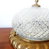 Plafonnier dôme style Hollywood regency 1950
