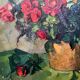Leo Pringels (1901-1992) « Nature morte aux fleurs ».