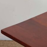 High wooden table, French craftsmanship from the 1940s.