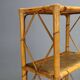 Vintage bamboo and wicker bookshelf, Italy, 1980s