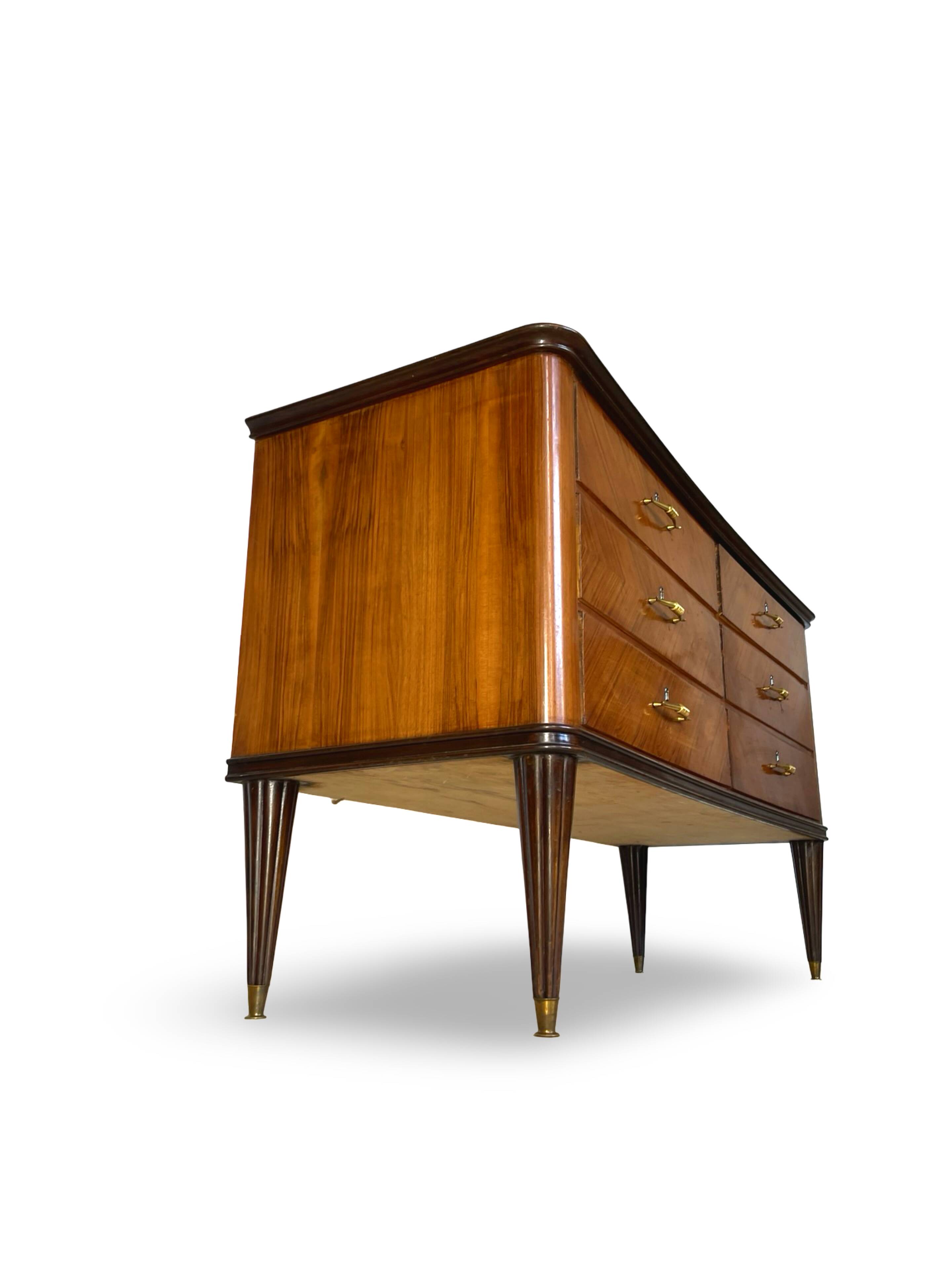 An Italian chest of drawers from the mid-20th century.