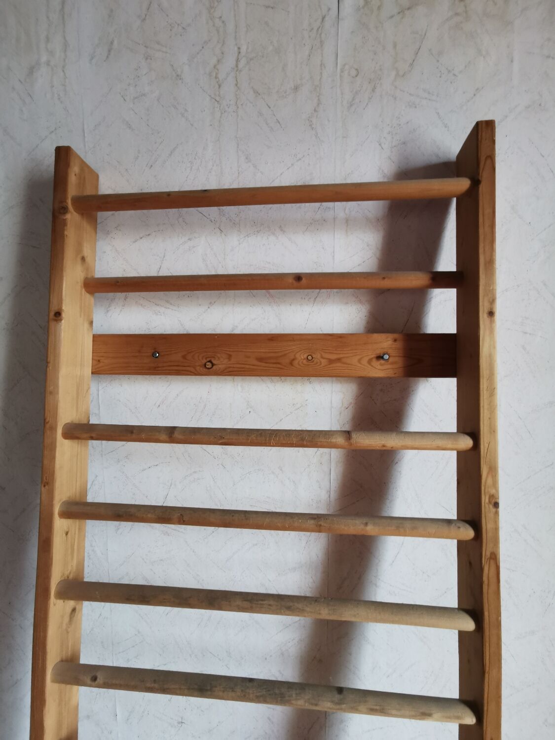 Vintage wooden gymnastics spaniel