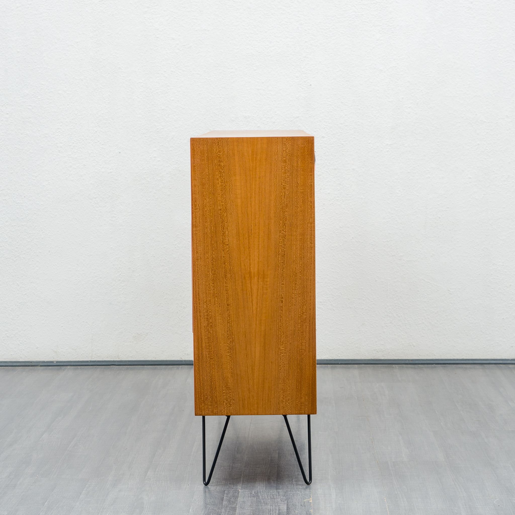 Vintage teak, metal feet, 60s