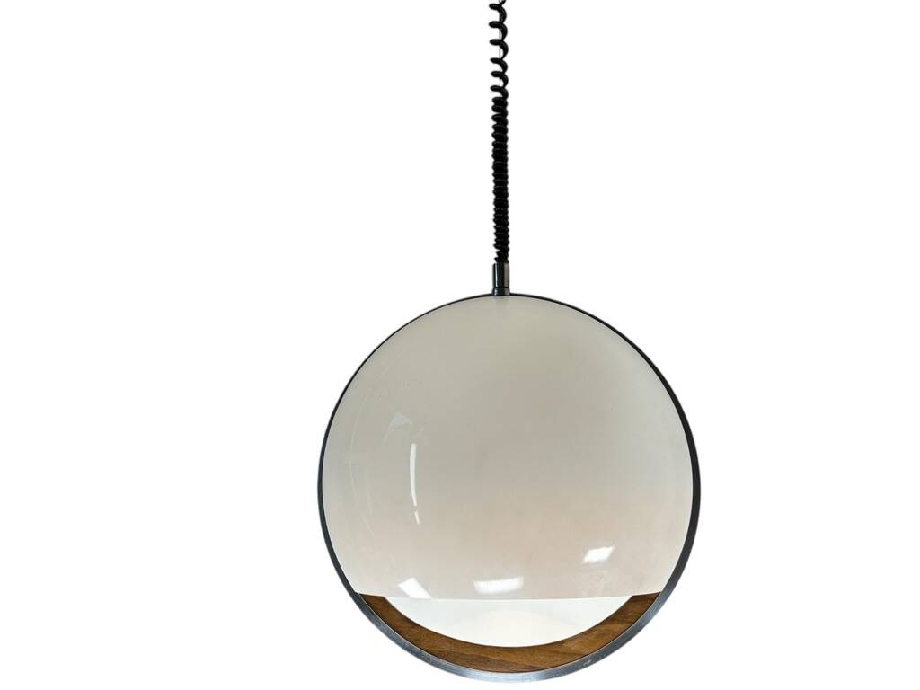 Suspension boule plexi 1970 space-age Allemagne