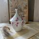 Limoges porcelain cup with lid