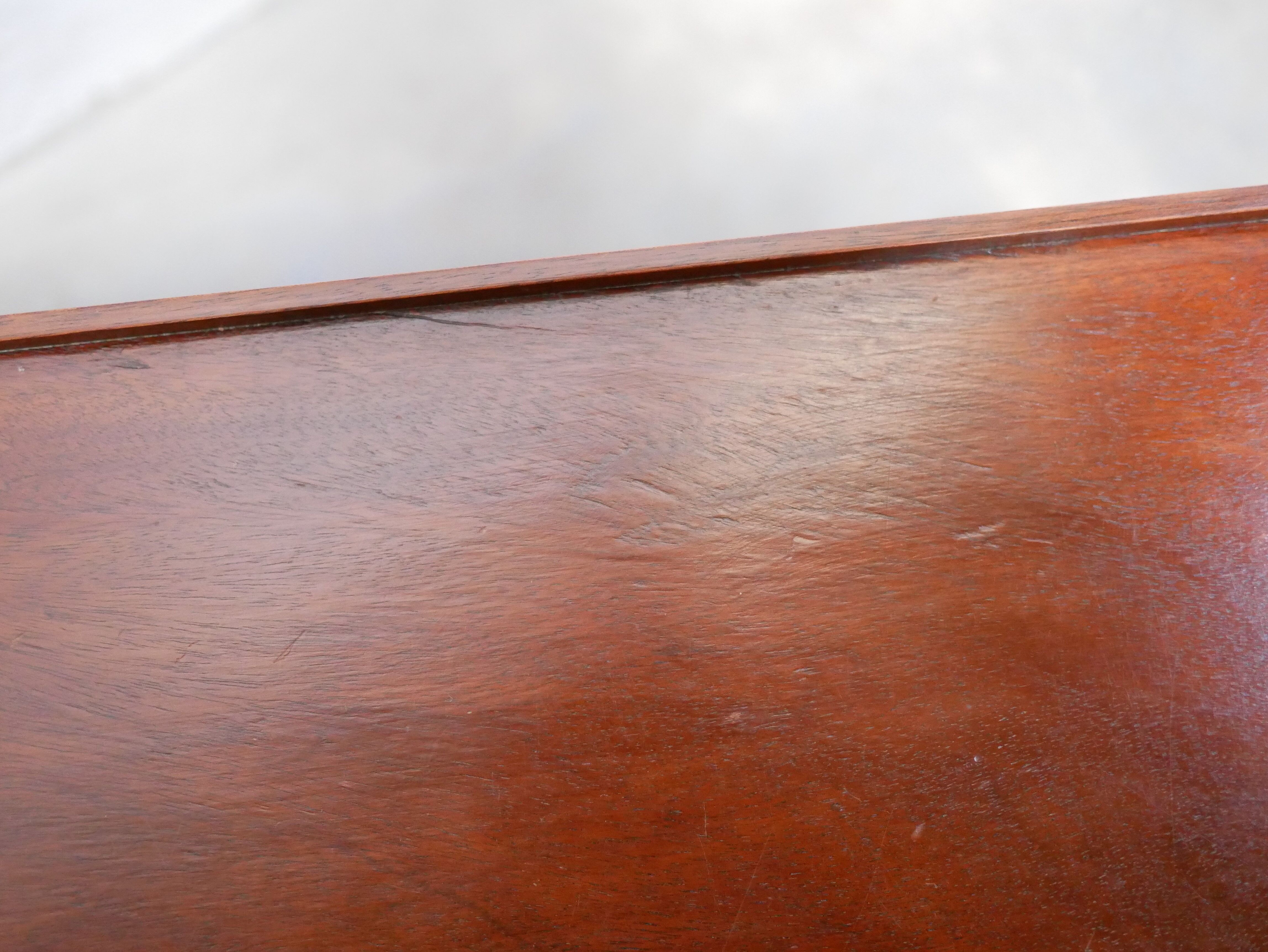 Vintage wooden desk side table