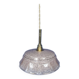 Art Deco pendant lamp from the 30s and 50s, vintage France - newly electrified