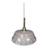 Art Deco pendant lamp from the 30s and 50s, vintage France - newly electrified