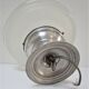 Ceiling lamp Art Deco frosted glass diamond decoration aluminum 30s