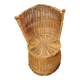 Fauteuil corbeille enfant en osier