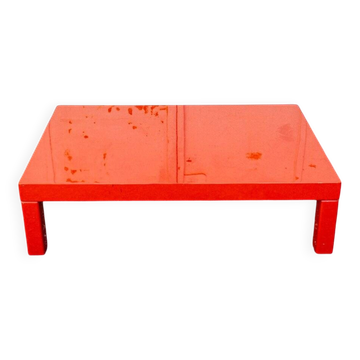 Orange coffee table, Italy, 1970s