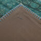 Tapis patchwork vintage vert 300x210cm