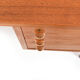 Mid Century Modern Danish Desk with Brass Handles