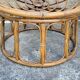 Paire de fauteuils en rotin  ou loveuses années 70