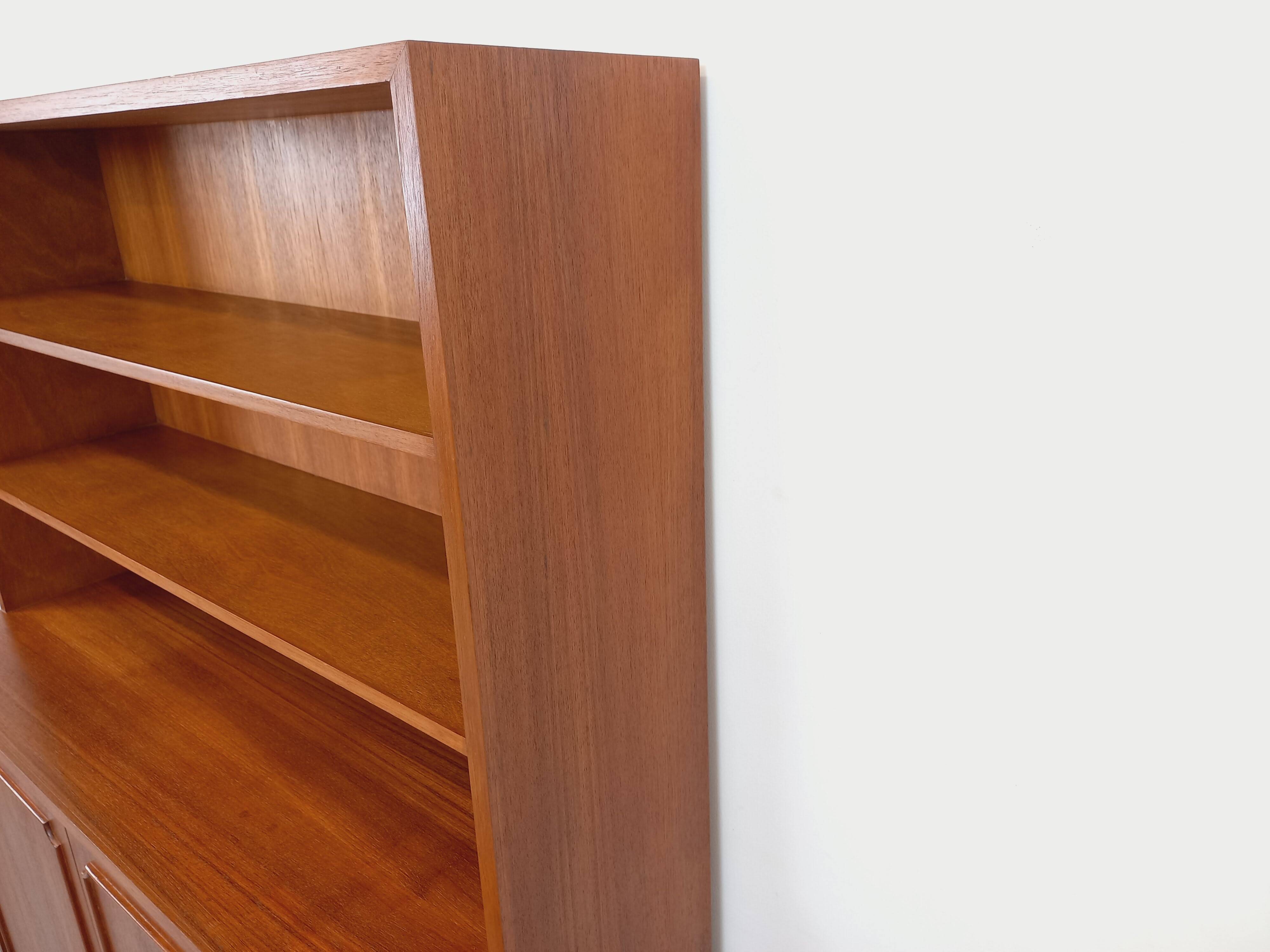 Vintage teak storage bookcase from the 60s