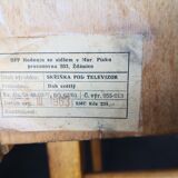 Meuble télé/radio vintage, tchèque (Opp. Hodonin)