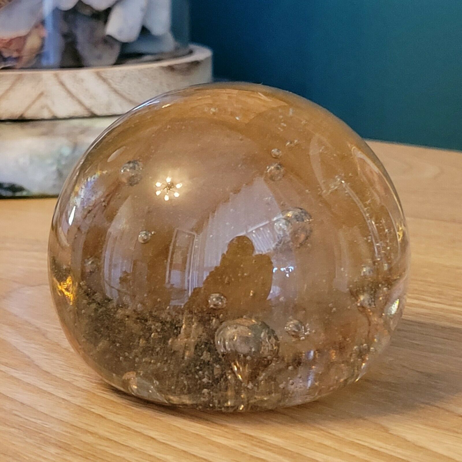 Sulphide press paperglass bubbled