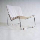 70s tubular lounge chair