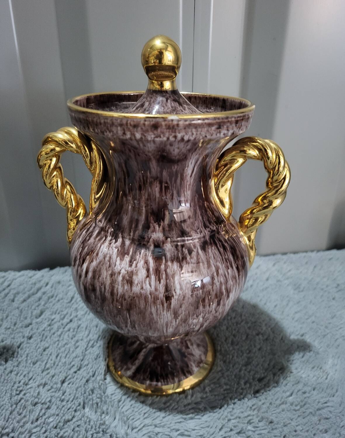 Complete coffee and tea set by Marius Gugie Vallauris Vintage