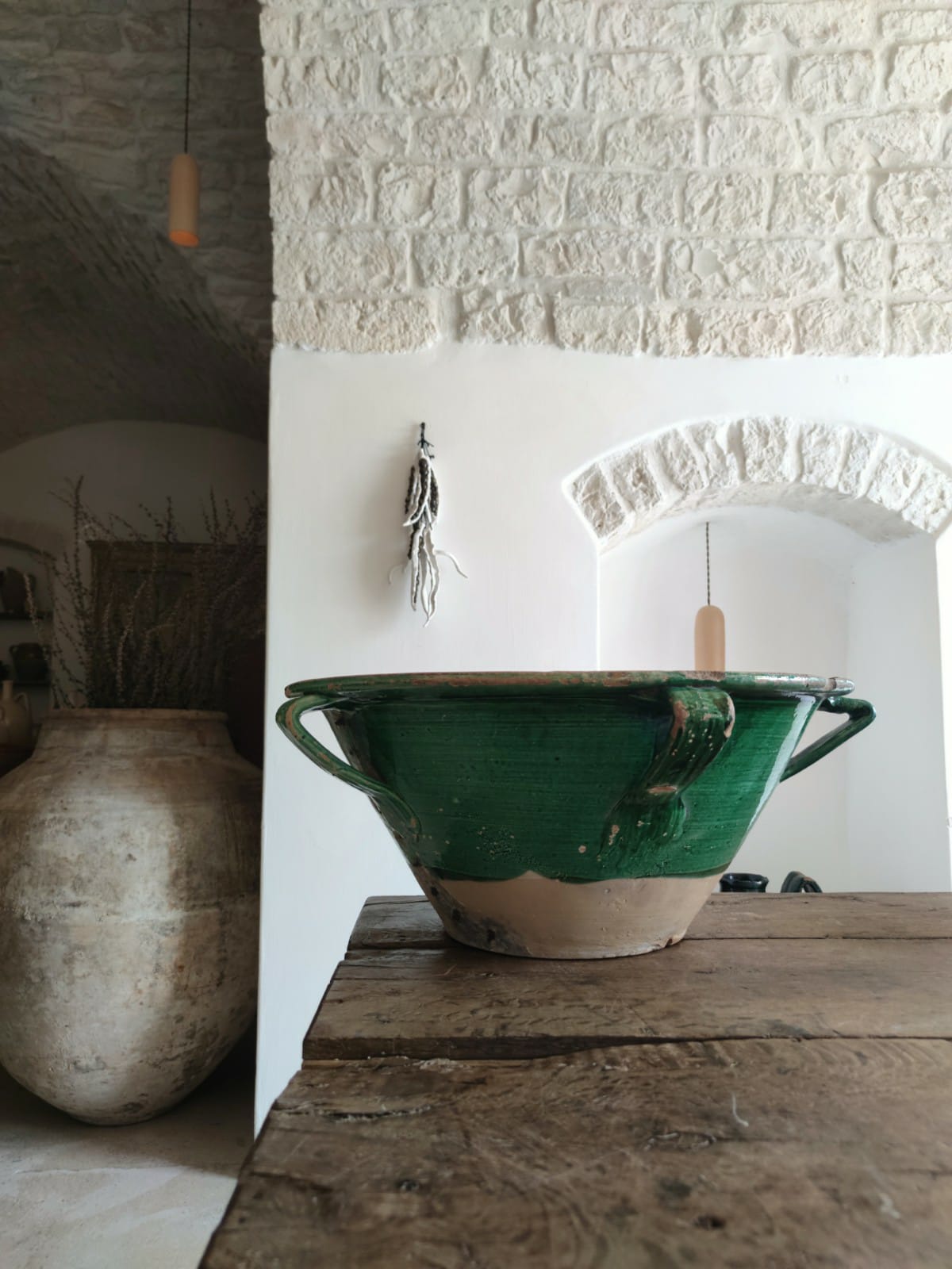 Antique italian ceramic bowl