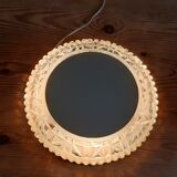 Applique vintage métal verre et miroir